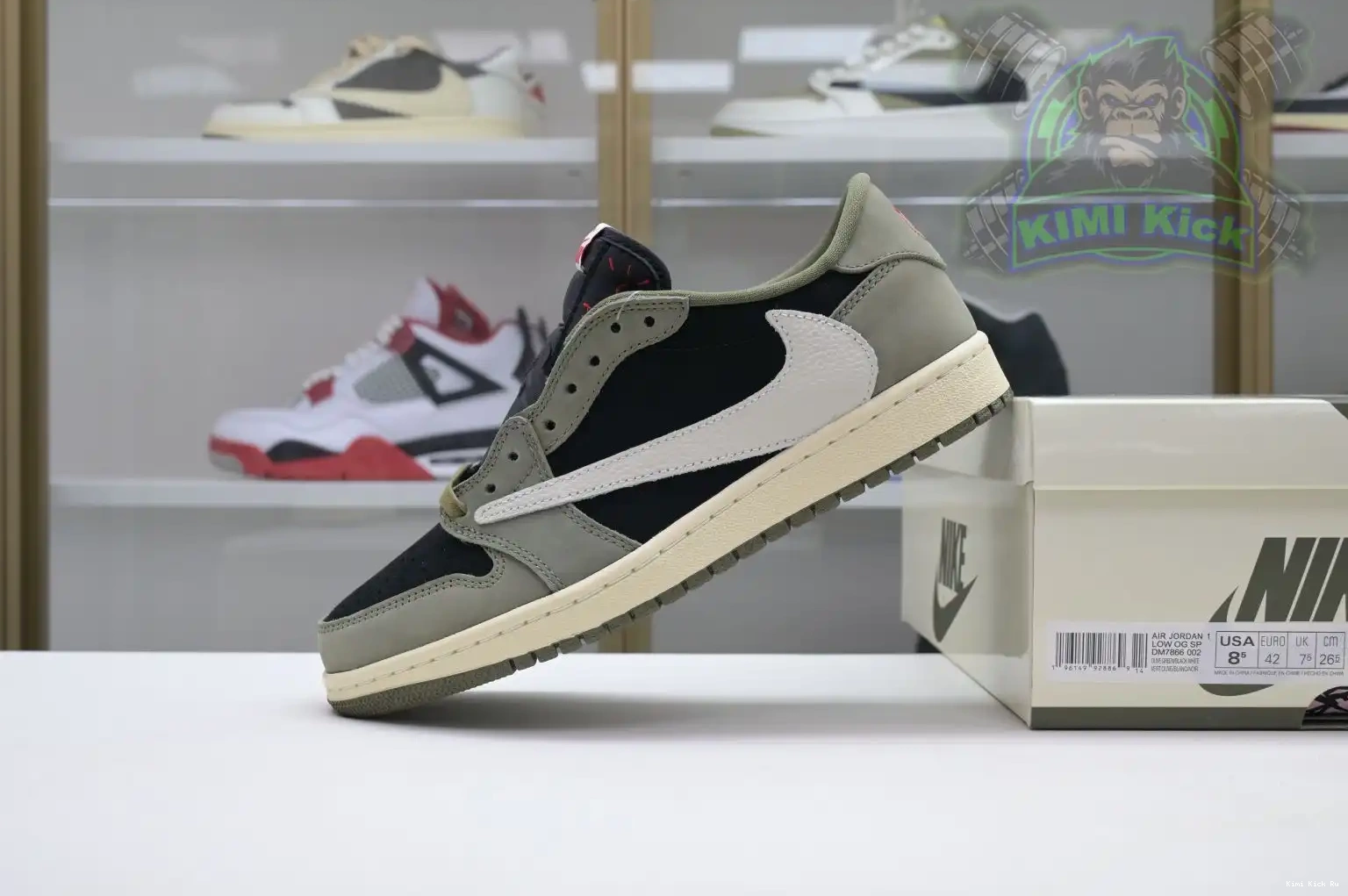Kimikick Jordan Air Travis 7.0 Jordan OG Low Scott x 1 0702
